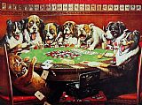 Cassius Marcellus Coolidge Canvas Paintings - Poker Sympathy